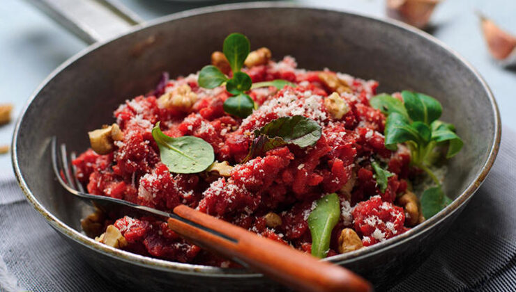 Mor bulgur salatası tarifi