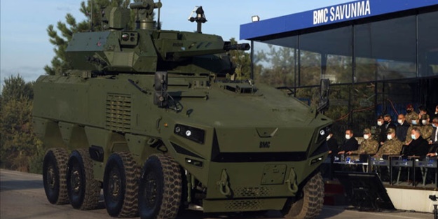 BMC’nin yeni 8×8 zırhlı muharebe aracı görücüye çıktı