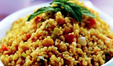Nohutlu bulgur pilavı tam ölçülü tarif