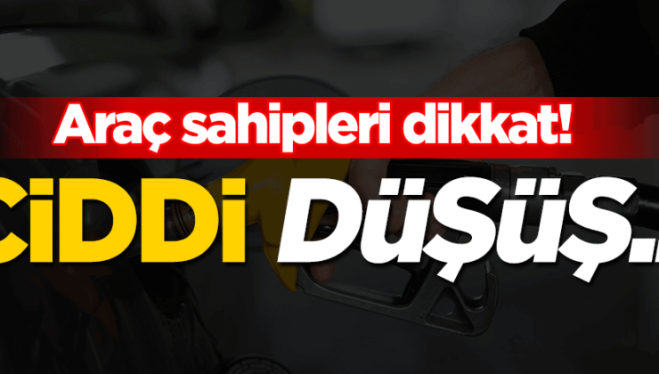Araç sahipleri dikkat! Sektör akaryakıt fiyatlarında ”ciddi düşüş” bekliyor
