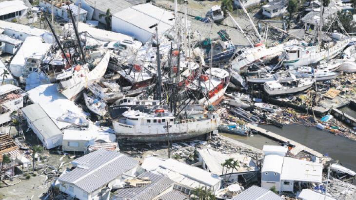 ABD’de Ian Kasırgası yıktı geçti