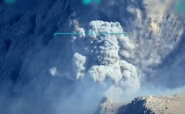 Irak’ın kuzeyinde 140 km derinde 16 mağara yerle bir edildi