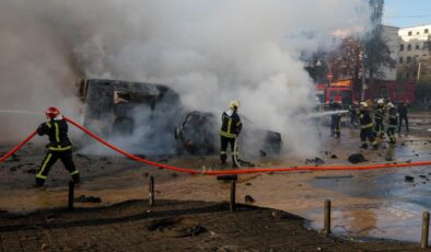 Saldırı sonrası Kiev sokakları kana bulandı