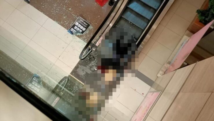 AVM’de feci ölüm: Görenler şoke oldu!