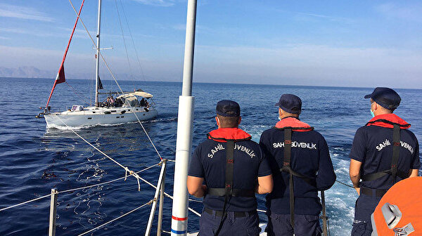 Bodrum açıklarında 53 kaçak göçmen kurtarıldı