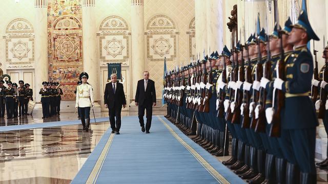 Cumhurbaşkanı Erdoğan Kazakistan’da