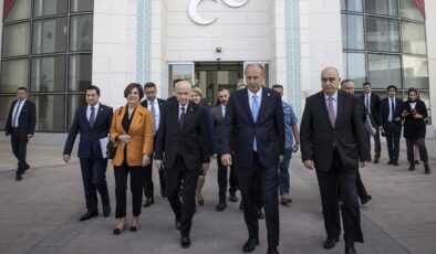 MHP Genel Başkanı Bahçeli, Muharrem İnce ile görüştü