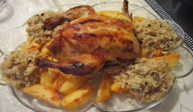 İç Pilavlı Tavuk Dolma Tarifi