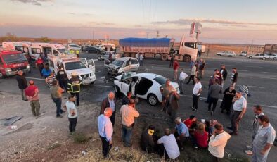 Adıyaman’da zincirleme kaza: 11 yaralı