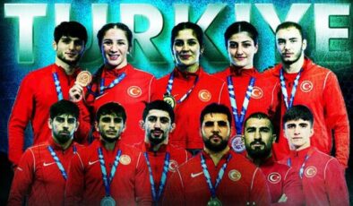 Milli güreşçilerden tarihi başarı