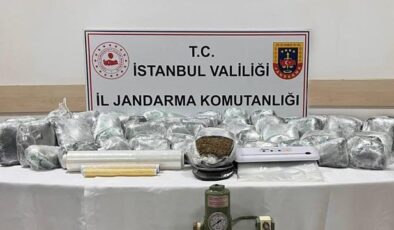 İstanbul’da zehir tacirlerine jandarma operasyonu