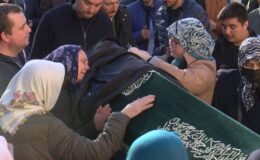 Amasya’daki kazada hayatını kaybeden Burak Topçu son yolculuğuna uğurlandı