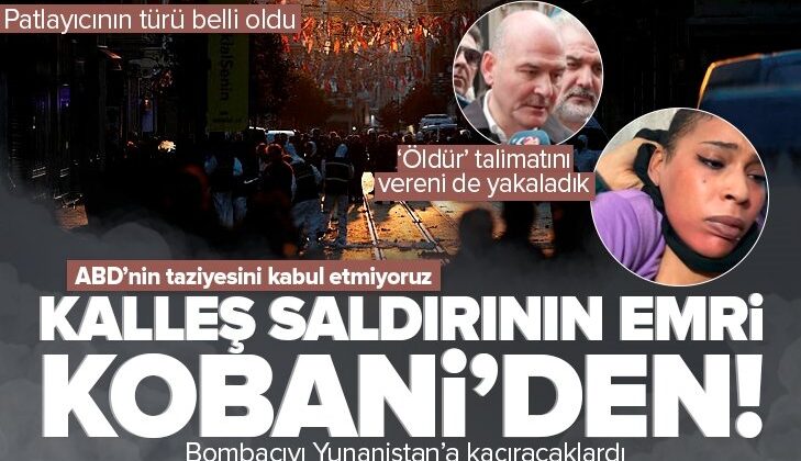 Taksim İstiklal Caddesi’ndeki hain saldırının talimatı Kobani’den | Saldırgan PKK bağlantısını itiraf etti