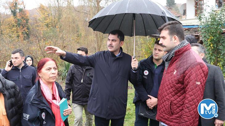 Bakan Kurum’dan ‘Düzce’ açıklaması: Vatandaşlara kira, eşya ve taşınma yardımı yapılacak