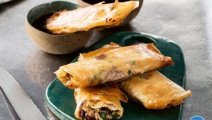 Baklava hamurunda bıldırcın çıtır