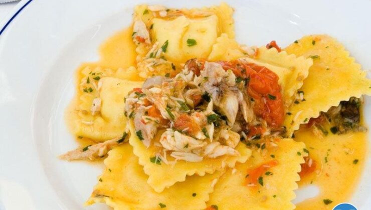 Balık Dolgulu Ravioli