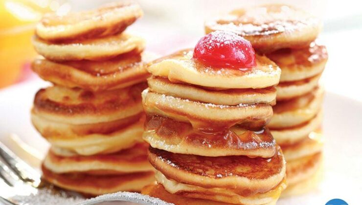 Ballı minik krepler