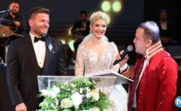 Başpehlivan İsmail Balaban ile İlayda Şeker evlendi