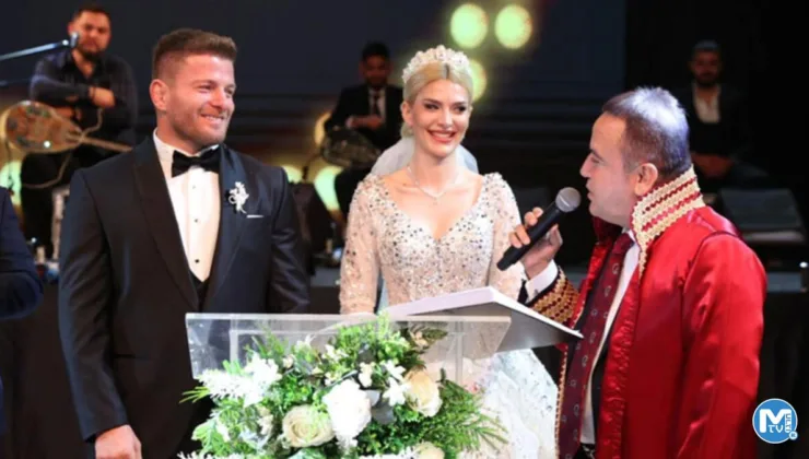 Başpehlivan İsmail Balaban ile İlayda Şeker evlendi