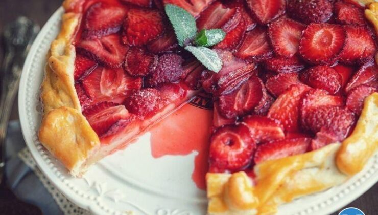 Çilekli Galette