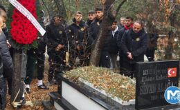 Efsane kaleci Sinan Alağaç kabri başında anıldı