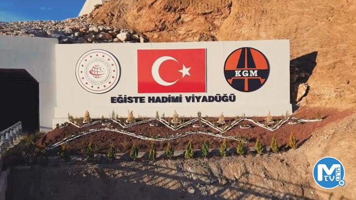 Eğiste Hadimi Viyadüğü trafiğe açılıyor