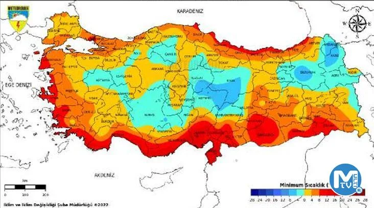 Ekimde, Antalya’da 41,2 derece ile sıcaklık rekoru