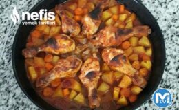 Fırında Sebzeli Tavuk