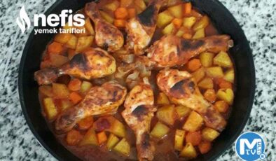 Fırında Sebzeli Tavuk