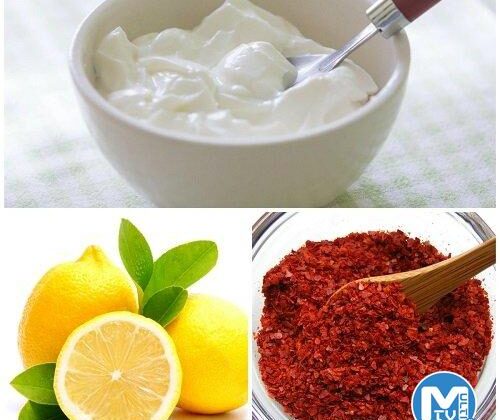 Göbek yağlarını eriten pul biber, limon, yoğurt kürü