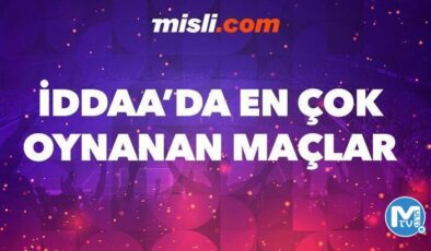 İddaa’da Günün En Çok Oynanan Maçları