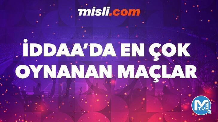 İddaa’da Günün En Çok Oynanan Maçları