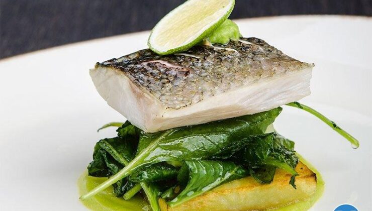 Ispanaklı Deniz Levreği