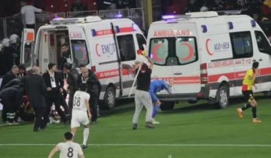 Köşe direği silah sayıldı: Derbideki saldırgan ‘kasten öldürmeye teşebbüsten’ tutuklandı