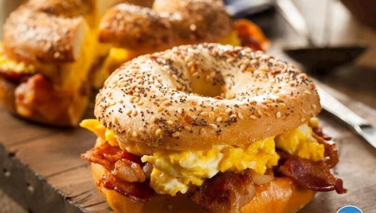 Kahvaltılık Bagel Sandviç