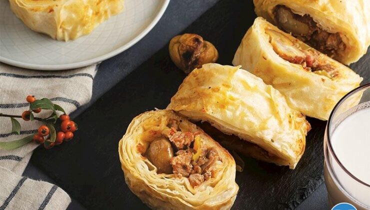 Kestaneli Çullama (Rulo Börek)
