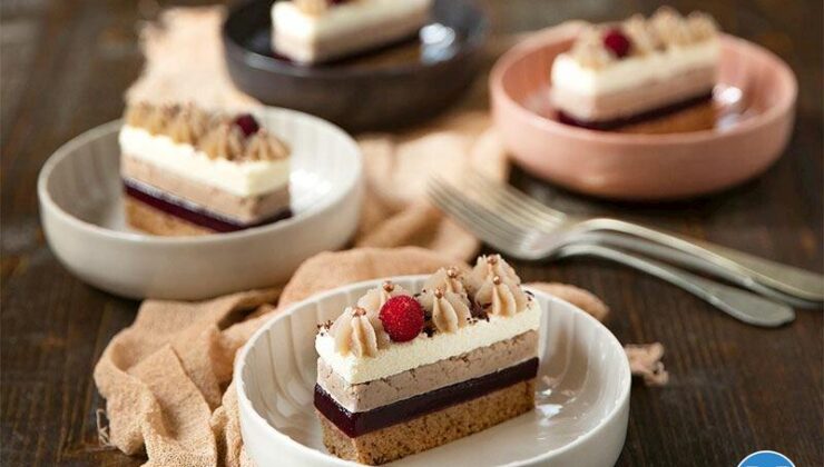 Kestaneli Ve Frambuazlı Katmanlar