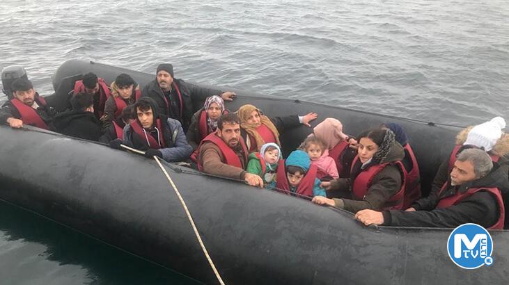 Kırklareli açıklarında 16 kaçak göçmen yakalandı