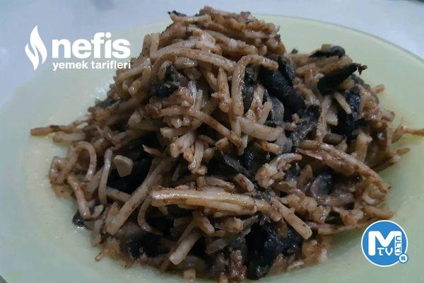 Labneli Mantarlı Erişte