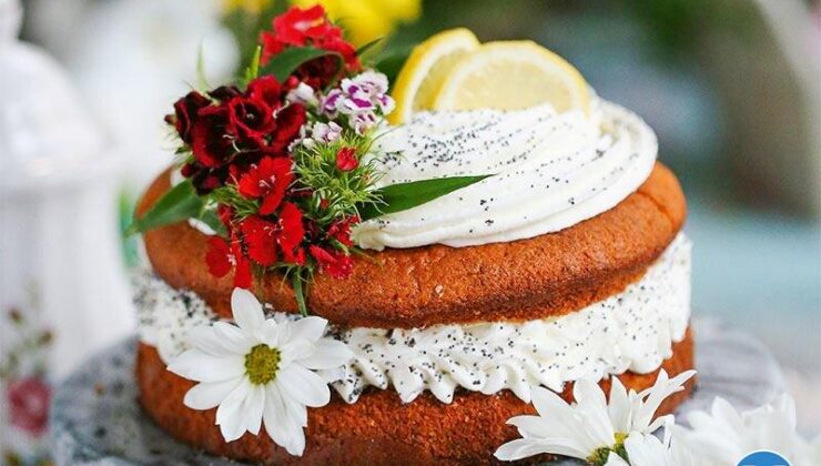 Limonlu, Haşhaşlı Ve Kremalı Kek