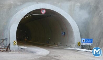 Türkiye’nin en uzun 3. tüneli kar düştüğünde tek tüpten hizmete açılacak