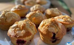 Vişneli Bademli Muffin