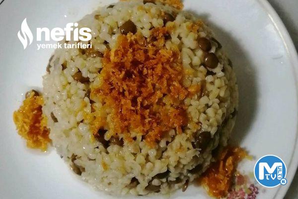 Yeşil Mercimekli Bulgur Pilavı