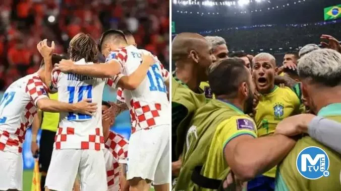 2022 Dünya Kupası Çeyrek Finalinde Hırvatistan ile Brezilya Karşı Karşıya