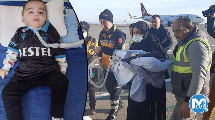 35 milyon lira toplandı, Egemen bebek şifa yolculuğuna çıktı