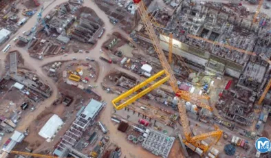 Akkuyu NGS’de köprülü vinç montajı