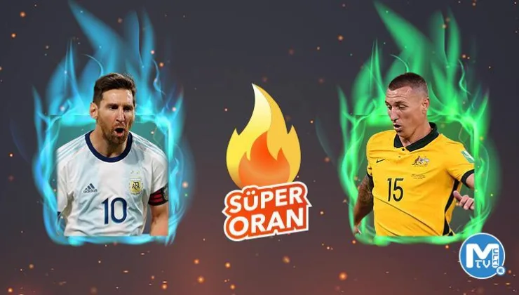 Arjantin-Avustralya maçı canlı bahis seçeneğiyle Misli.com’da