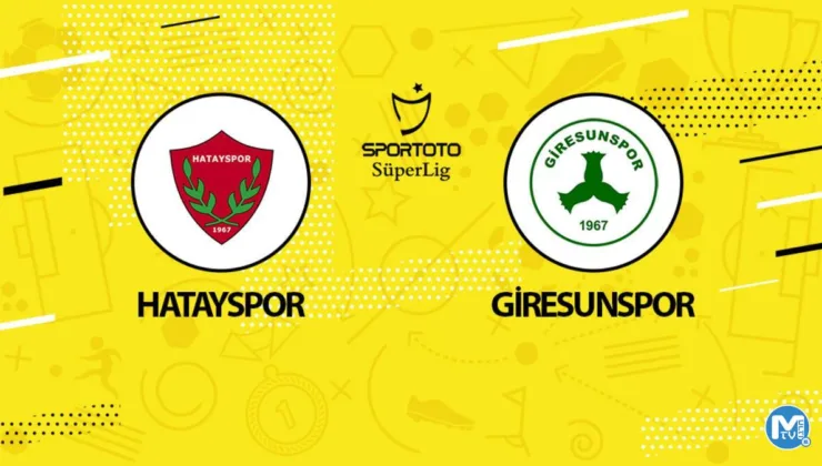 Atakaş Hatayspor-Bitexen Giresunspor maçı ne zaman, saat kaçta ve hangi kanalda?