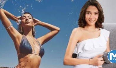 Aybüke Pusat Soğuğu Umursamadan Transparan Elbisesiyle Poz Verdi…