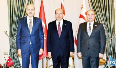 Azerbaycan’dan KKTC’ye tarihi ziyaret Lefkoşa’da bir millet üç devlet toplantısı